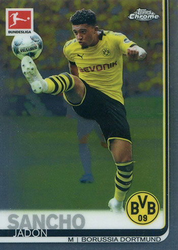 2019-20 Topps Chrome Bundesliga Soccer Jadon Sancho