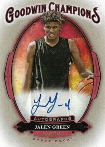 2020 Upper Deck Goodwin Champions Checklist, Pack Odds, Box Info