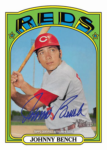 2021 Topps Heritage Baseball Real One Autographs