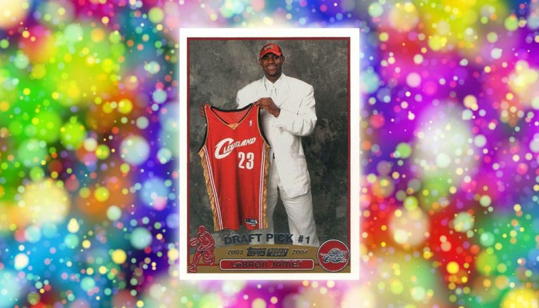 topps lebron rookie