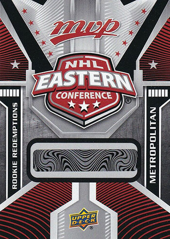 2020-21 Upper Deck MVP Hockey Rookie Redemption Metropolitan