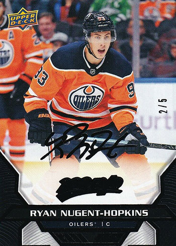 2020-21 Upper Deck MVP Hockey Super Script Black Ryan Nugent-Hopkins