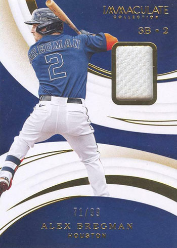 2020 Panini Immaculate Baseball Alex Bregman