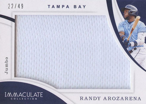 2020 Panini Immaculate Baseball Jumbo Randy Arozarena