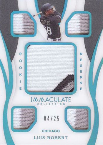2020 Panini Immaculate Baseball Rookie Reserve Luis Robert