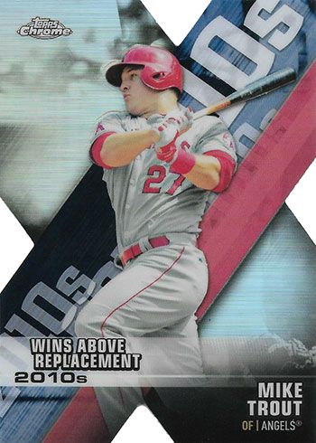 2020 Topps Chrome Baseball Decade of Dominance Mike Trout