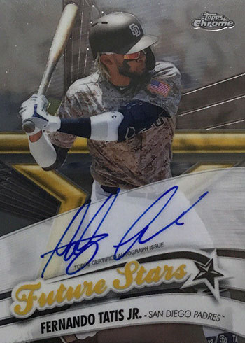 2020 Topps Chrome Baseball Future Stars Autographs Fernando Tatis Jr.