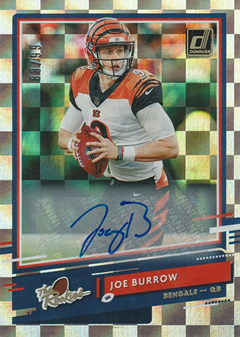 2020 Donruss Football The Rookies Autographs Joe Burrow