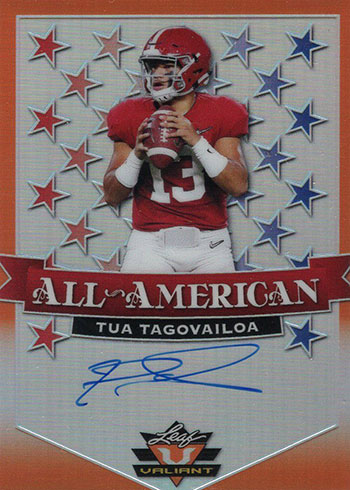 2020 Leaf Valiant Football Checklist, Hobby Box Info, Release Date