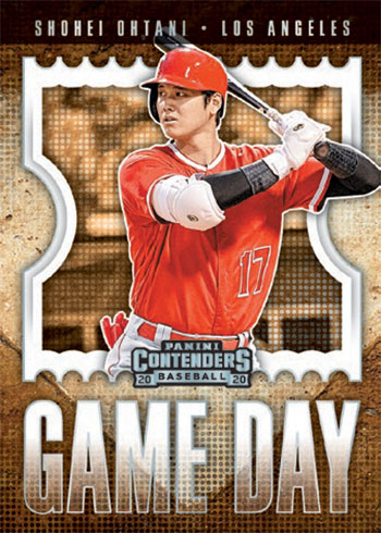 2020 Panini Contenders Baseball Game Day