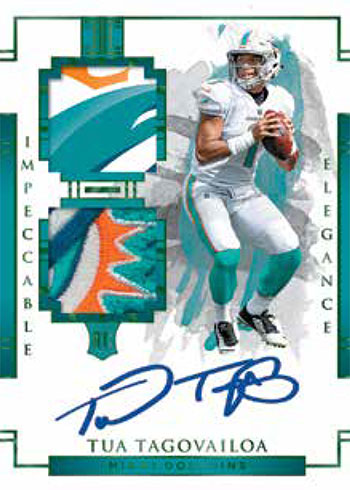 2020 Panini Impeccable Football Rookie Elegance