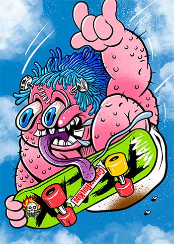 2020 Topps Garbage Pail Kids Skateboard Stickers Checklist, Info