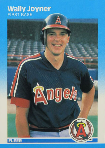1987 Fleer Wally Joyner