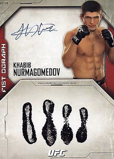2025 TOPPS CHROME UFC Nurmagomedov Khabib auto 1/5 EUR 1.150,00 - PicClick ES