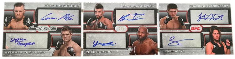 2024 CHROME UFC Khabib Nurmagomedov Marks of Champions réfracteur auto