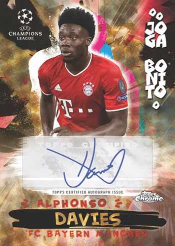 2020-21 Topps Chrome Soccer Joga Bonito Superfractor Autograph