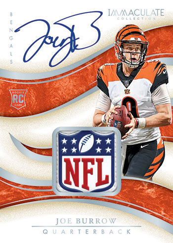 2020 Panini Immaculate Football Rookie Patch Autographs NFL Shield