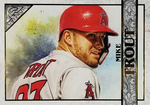 2020 Topps Gallery Baseball Box Toppers Mike Trout