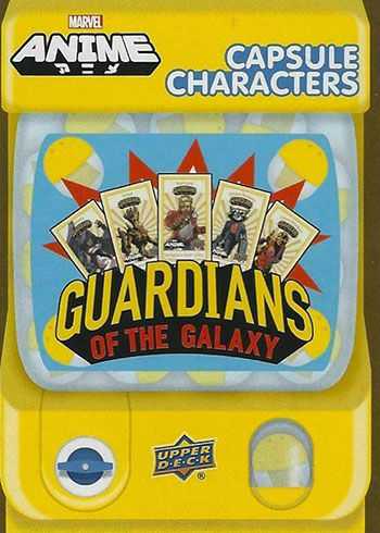2020 Upper Deck Marvel Anime Capsule Characters Guardians of the Galaxy