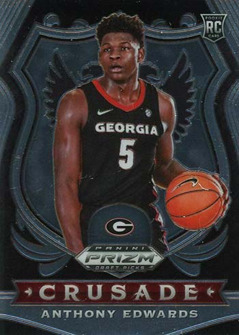 2020-21 Panini Prizm Draft Picks Basketball Anthony Edwards Crusade