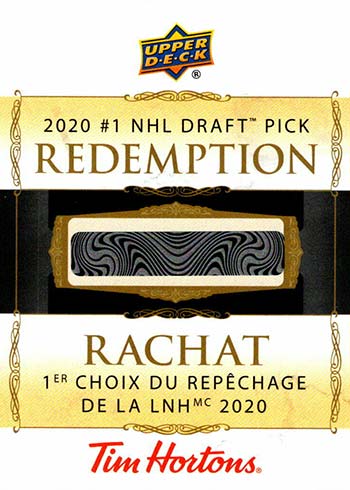 2020-21 Upper Deck Tim Hortons Hockey #1 Draft Redemption Alexis Lafreniere