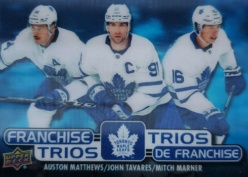 2020-21 Upper Deck Tim Hortons Hockey Franchise Trios Toronto Maple Leafs