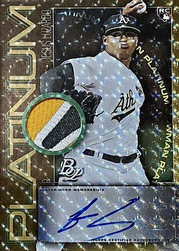 2020 Bowman Platinum Baseball Autograph Relics Superfractor Jesus Luzardo
