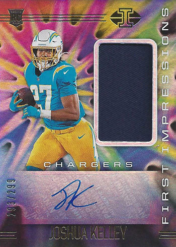 2020 Panini Illusions Football Joshua Kelly Auto Jersey