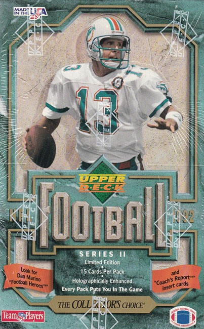 1992 Upper Deck Series 2 Football Box