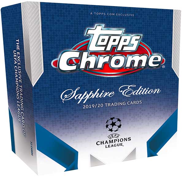 2019-20 Topps Chrome Sapphire UEFA Champions League Checklist, Info