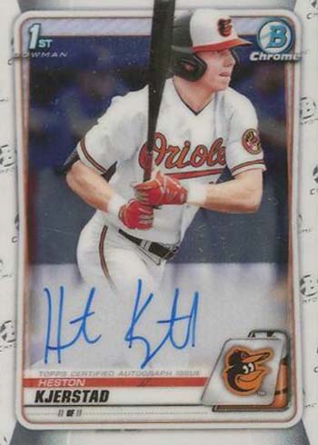 2020 Bowman Chrome Draft Heston Kjerstad Autograph