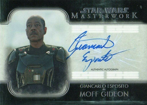 2020 Topps Star Wars Masterwork Giancarlo Esposito Autograph