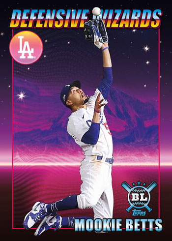 2021 Topps Big League Baseball Defensive Wizards Mookie Betts