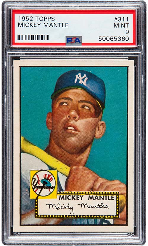 highest graded mickey mantle rookie card The most expensive baseball was sold for $12.6 million Rare And Hazardous Mickey Mantle