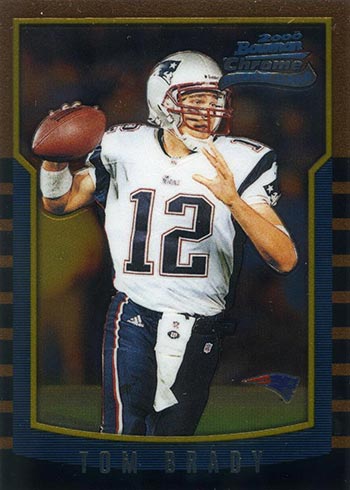 2000 Bowman Chrome Tom Brady Rookie Card
