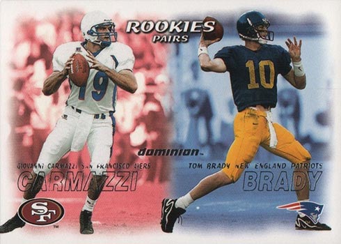 2000 SkyBox Dominion Tom Brady Rookie Card