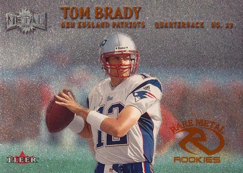 2000 Metal Tom Brady Rookie Card