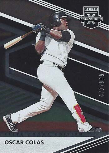 2020 Panini Elite Extra Edition Baseball Oscar Colas