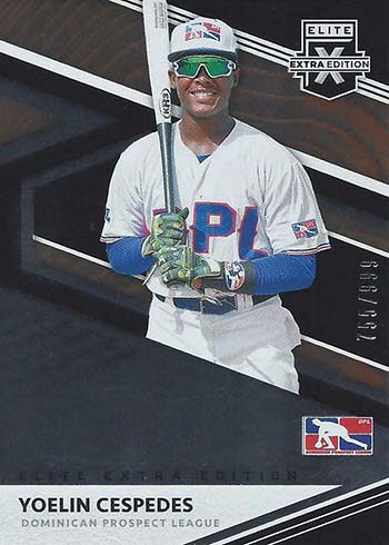 2020 Panini Elite Extra Edition Baseball Yoelin Cespedes
