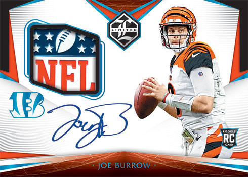 2020 Panini Limited Football Rookie Patch Autographs
