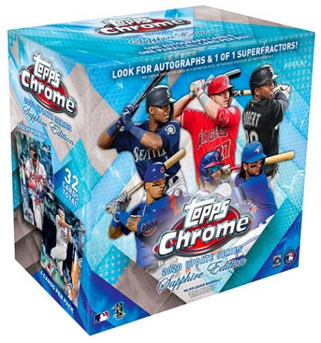 2020 Topps Chrome Update Sapphire Edition Baseball Checklist, Details