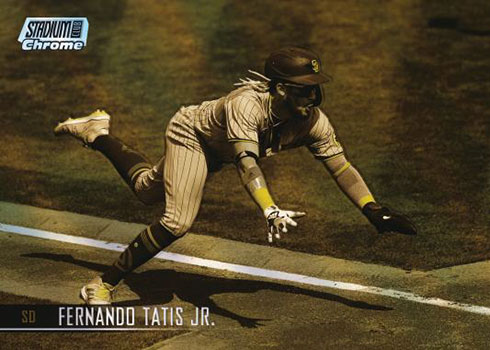 2021 Topps Stadium Club Baseball Chrome Gold Minted Fernando Tatis Jr.