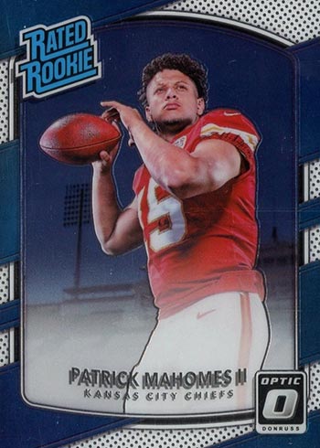 2017 Donruss Optic Patrick Mahomes Rookie Card