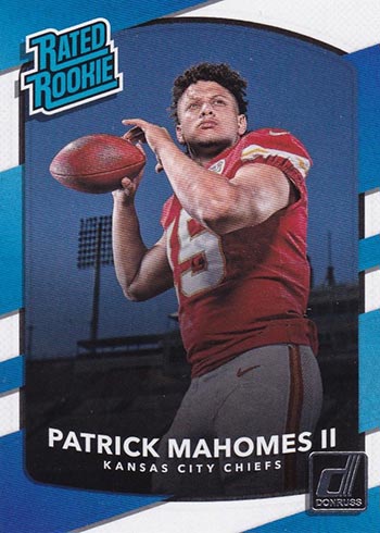 2017 Donruss Patrick Mahomes Rated Rookie