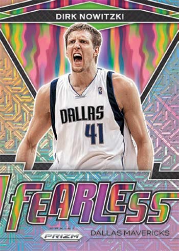 2020-21 Panini Prizm Basketball Fearless Mojo Prizms Dirk Nowitzki