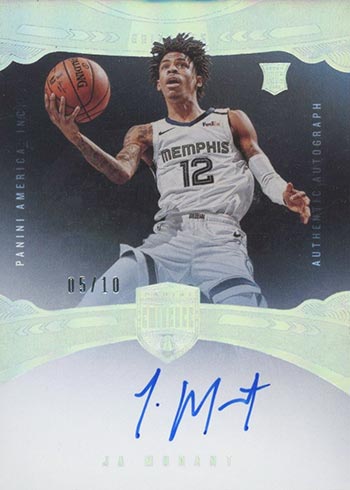 Ja Morant Rookie Card Checklist and Comprehensive Guide