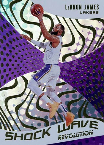 2020-21 Panini Revolution Basketball Shock Wave LeBron James