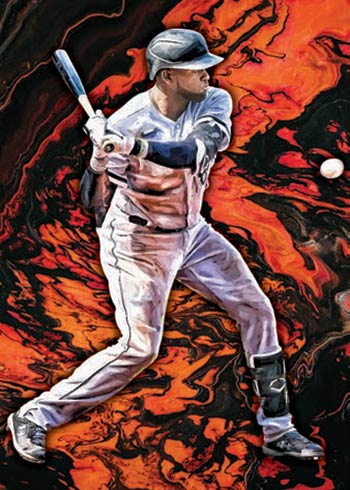 2021 Panini Prizm Baseball Lava Flow