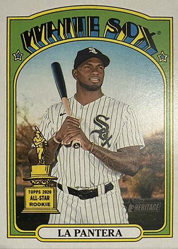 2021 Topps Heritage Baseball Variations Luis Robert Nickname