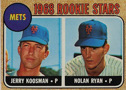 1968 Topps Milton Bradley Nolan Ryan